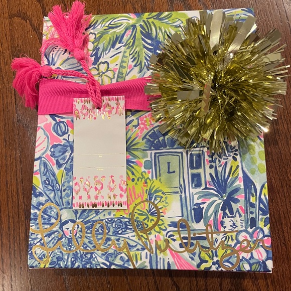 Lilly Pulitzer Party Supplies Lilly Pulitzer Gift Box Ribbon Tassel